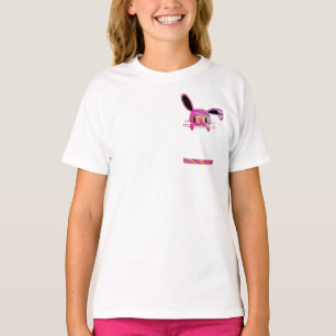 Little Paint Swirl Pocket Bunny T-Shirt