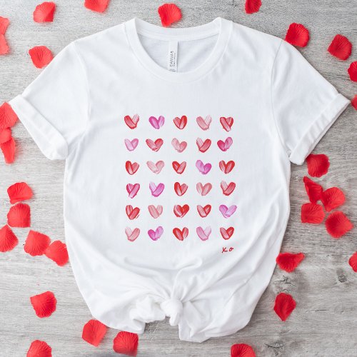 Little Painted Hearts T_Shirt