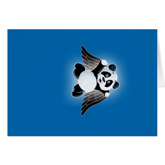 little panda angel cards (Front Horizontal)
