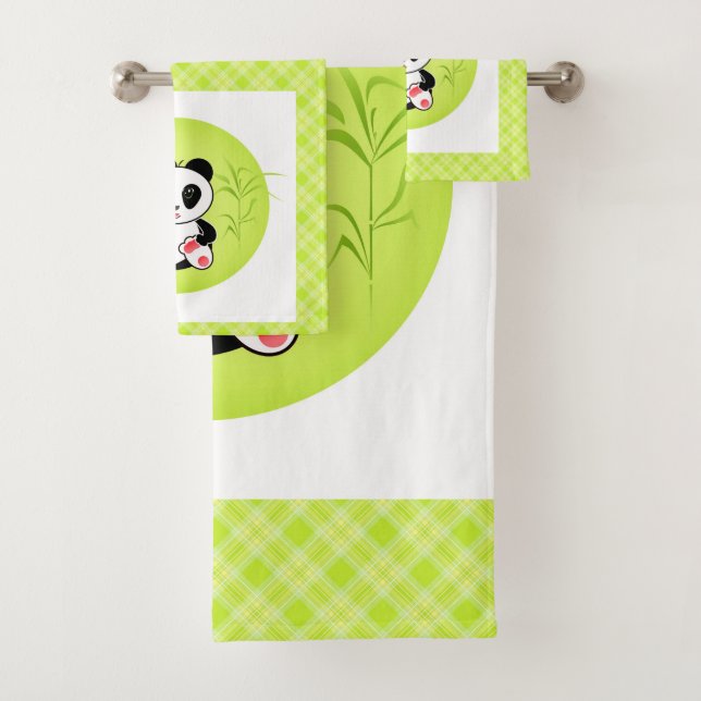 Little Panda Bath Towel Set (Insitu)