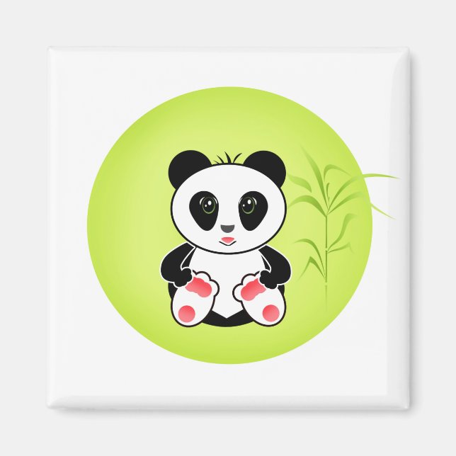 Little Panda Magnet (Front)