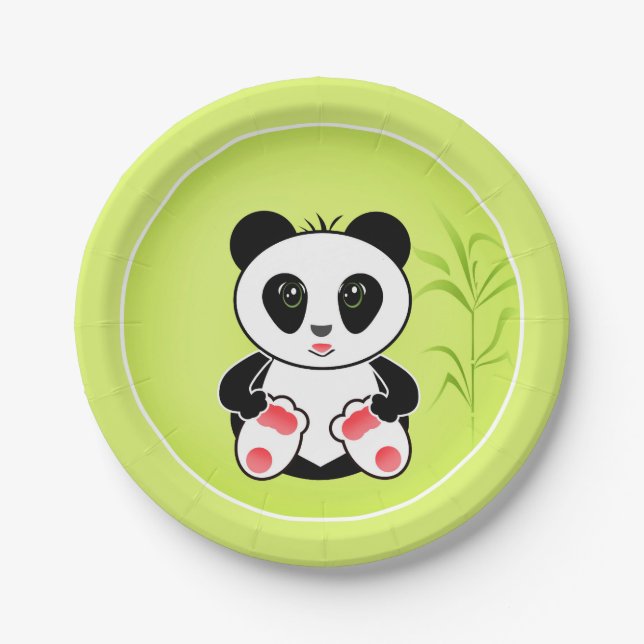 Little Panda Paper Plates (Front)
