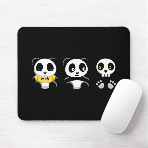 Little Pandas in the Dark Mouse Pad