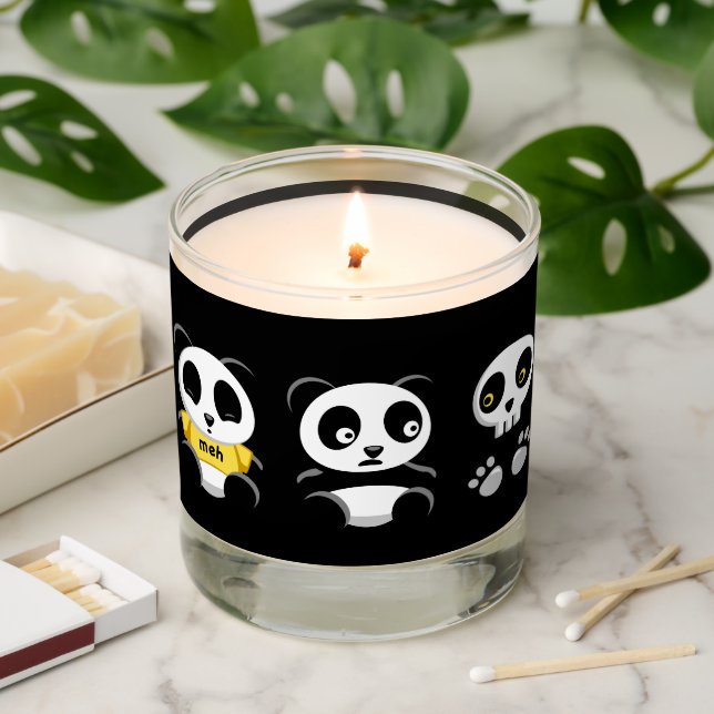 Little Pandas in the Dark Scented Candle (Lit)