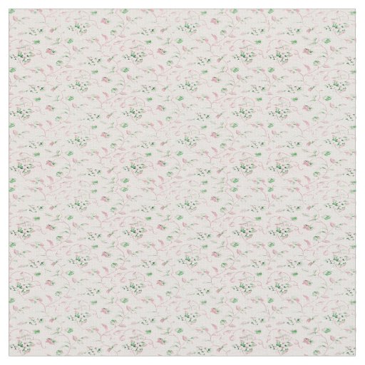 Little Pastel Pink Floral Fabric