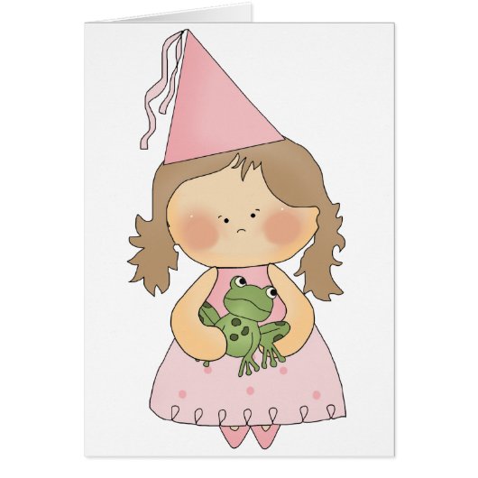 Little Pastel Pink Princess Cards (Front)