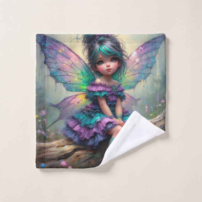 Little pastel themed fairy wash cloth (Wash Cloth)
