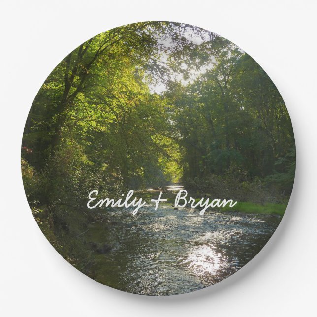Little Patuxent River from Savage Park Paper Plates (Front)