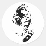 Little Paw, Big Personality Classic Round Sticker