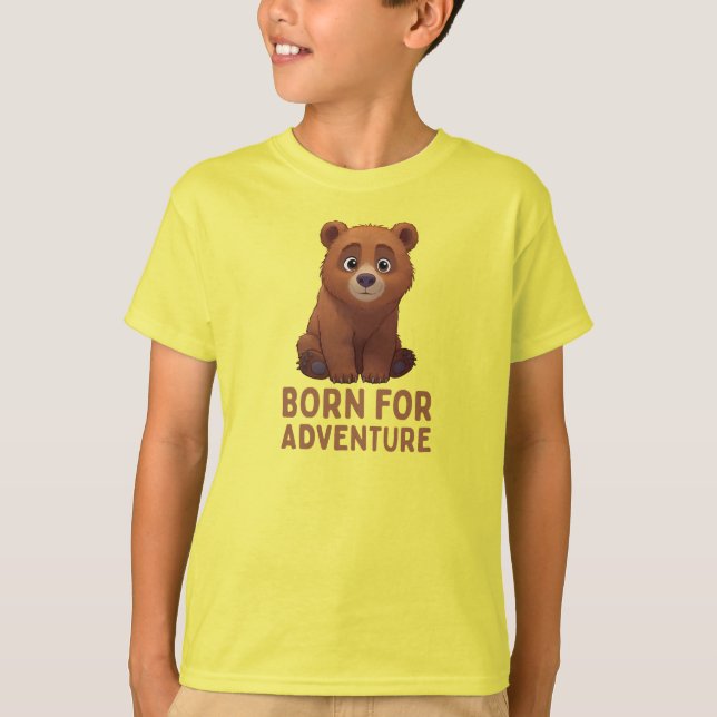Little Paw "Born For Adventure" T-Shirt (Front)