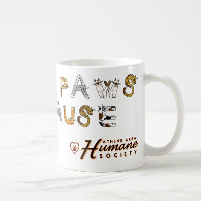 Little Paws, Big Cause Coffee Mug (Right)