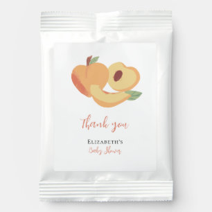 Little Peach Baby Shower Cute Fruit Hot Chocolate Drink Mix