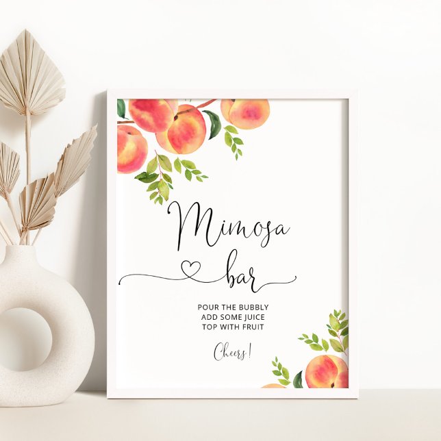 Little peach mimosa bar poster (Creator Uploaded)