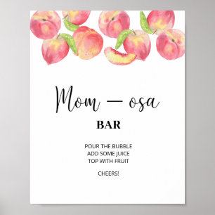 Little peach \ Mom-osa bar Poster
