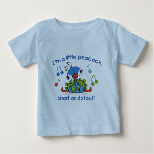 Little Peacock Short and Stout Baby T-Shirt