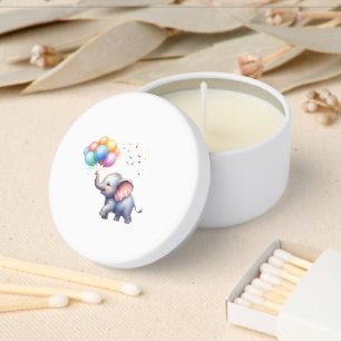 Little peanut baby elephant baby shower mini candle favors