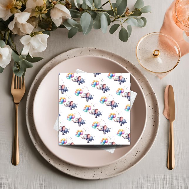 Little peanut baby elephant baby shower napkins (Creator Uploaded)