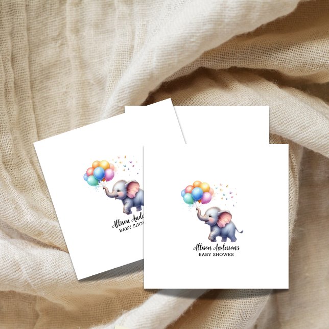 Little peanut baby elephant baby shower napkins (Creator Uploaded)