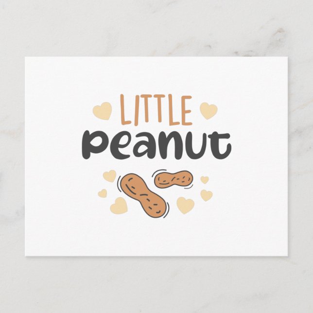 Little Peanut Baby Postcard (Front)