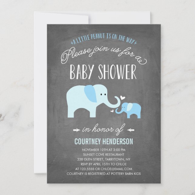Little Peanut | Baby Shower Invitation (Front)