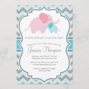 Little Peanut Baby Shower Invitation