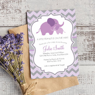 Little Peanut Baby Shower Invitation