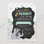 Little Peanut Baby Shower Invitation (Front/Back)