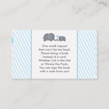 Little Peanut Book Request Card For Invite by seasidepapercompany at Zazzle