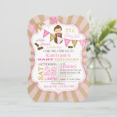 Little Peanut Carnival Baby Shower Invitation (Standing Front)