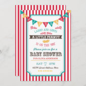 Little Peanut Circus Baby Shower Invite (Front/Back)