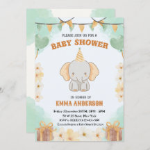 Little Peanut Dreams – Elephant Baby Shower