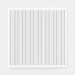 Little Peanut Elephant Blue Striped Baby Shower Napkins