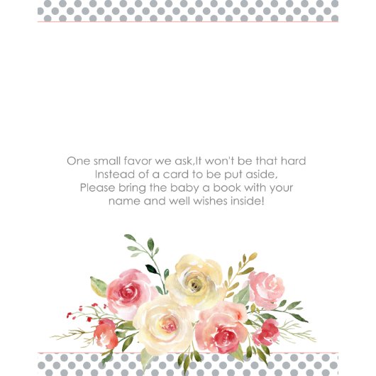 Little Peanut on the Way Baby Shower Invitations (Back)