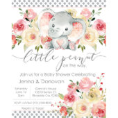 Little Peanut on the Way Baby Shower Invitations (Front)