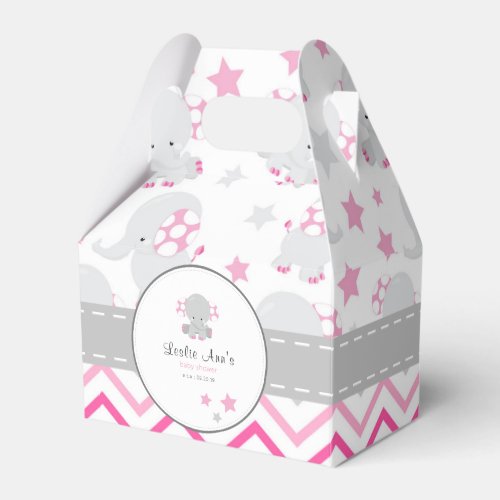 Little Peanut on the Way Pink Favor Boxes