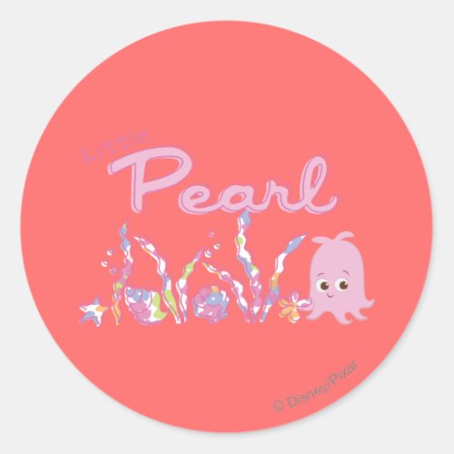 Little Pearl Classic Round Sticker