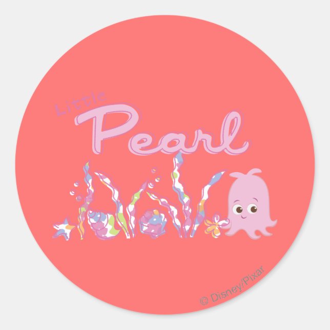 Little Pearl Classic Round Sticker (Front)