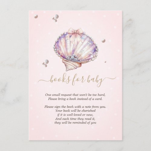 Little Pearl Seashells Diamonds Dots Baby Shower
