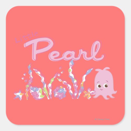Little Pearl Square Sticker