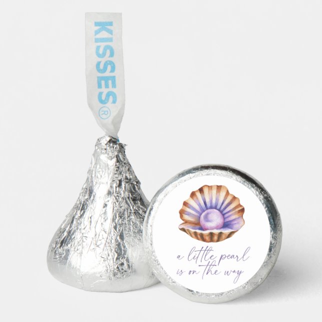 Little Pearl Under The Sea Baby shower  Hershey®'s Kisses® (Front)