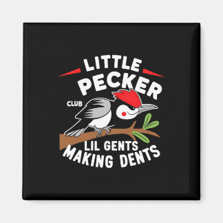 Little Pecker Club Lil Gents Making Dents Retro Wo Magnet