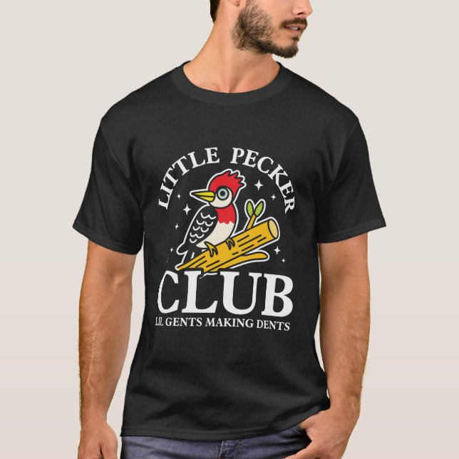 Little Pecker Club Lil Gents Making Dents T-Shirt (Front)