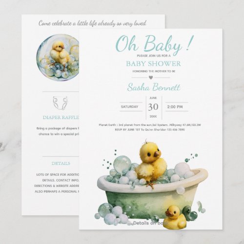 Little Peep & Co. | Baby Shower Invitation