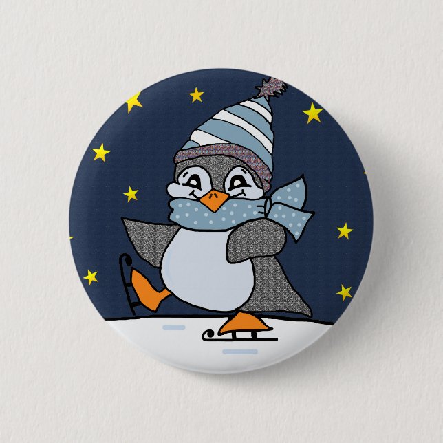 Little Penguin Button (Front)