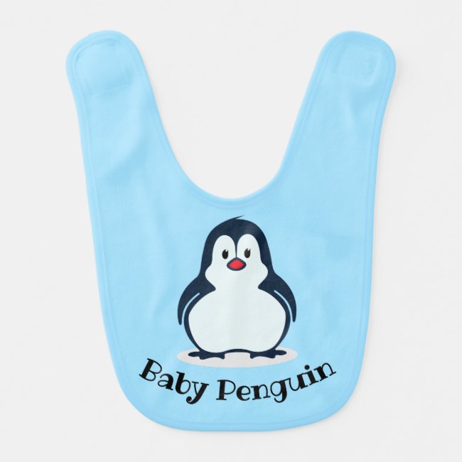 Little Penguin Design Baby Bib