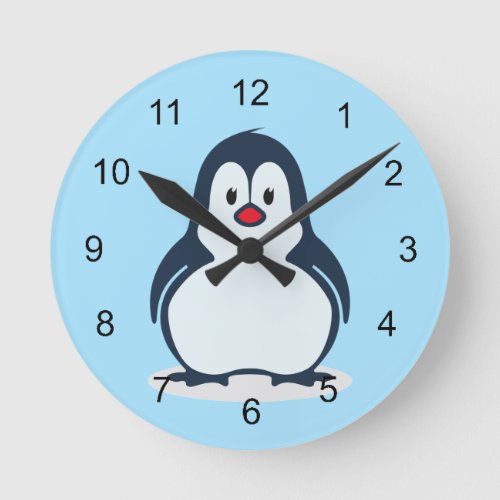 Little Penguin Design Clock