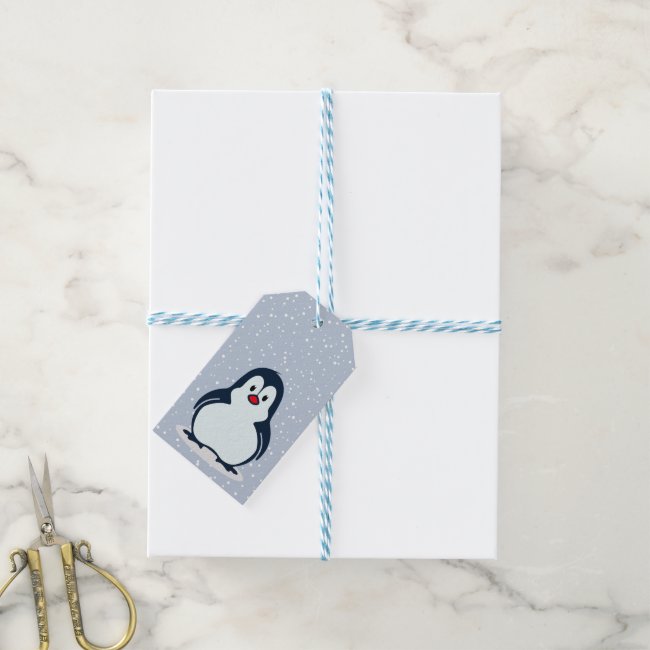 Little Penguin Snowy Design Gift Tag