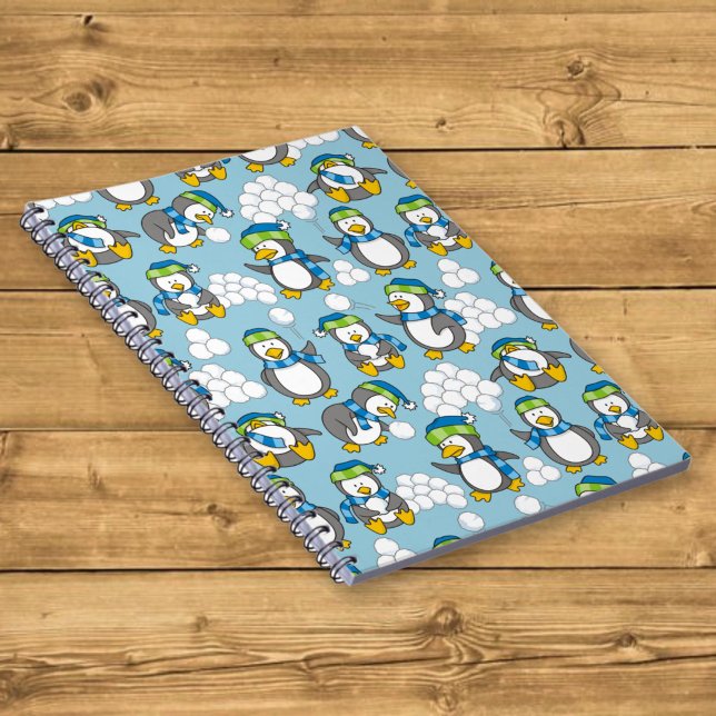 Little penguins background notebook (Creator Uploaded)