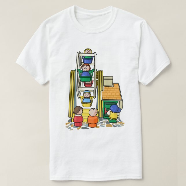 Little People Ferris Wheel Fun T-Shirt (Design Front)