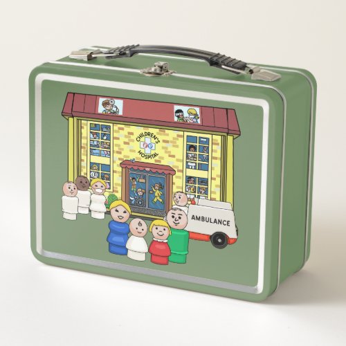 Little People FP Childrens Hospital Metal Lunch Box